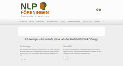 Desktop Screenshot of nlpforeningen.se