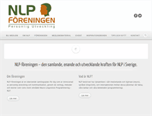 Tablet Screenshot of nlpforeningen.se